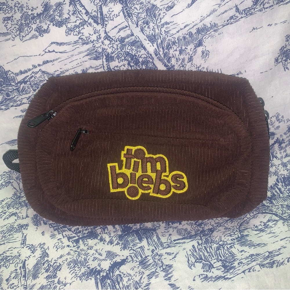 TIM BIEBS FANNY PACK | Justin Bieber X Tim Hortons | Limited edition | Brown